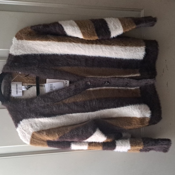 Industry The Great Fluffy Slouch Cardigan - Picture 5 of 13